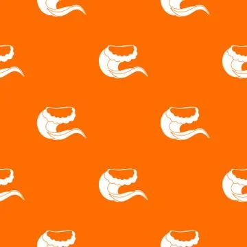 Curling and cracking wave pattern seamless Illustrazione stock