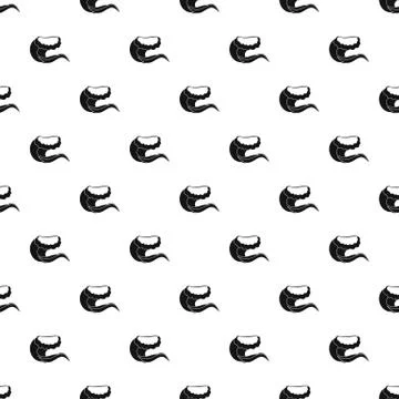 Curling and cracking wave pattern Stock Illustration