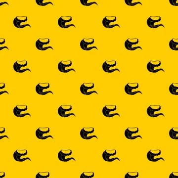 Curling and cracking wave pattern vector Illustrazione stock