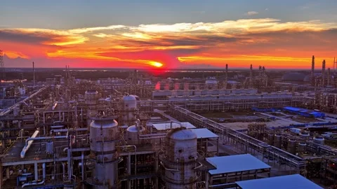 Curling fire and cumin smoke filling the sky. Smoking chimneys from the factory. Stock Footage 325349097