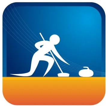 Curling Stock Illustration
