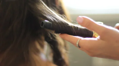 Curling Iron Stock-Footage 45936064