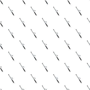 Curling iron repeat pattern for hair styling concept Stock Illustration