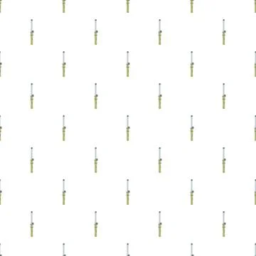 Curling iron styling tool flat design seamless pattern 스톡 일러스트
