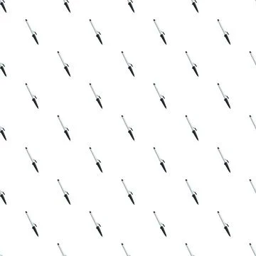 Curling irons forming a repeating pattern on white background イラスト素材