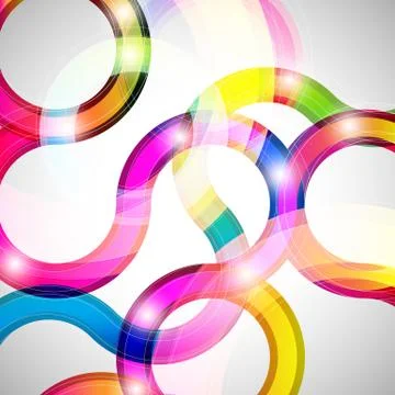 Curls abstract background in eps10 format. Stock Illustration