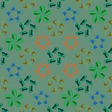 Curls and points Stockillustratie