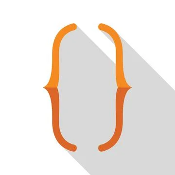 Curly brackets symbol representing coding and programming Illustrazione stock