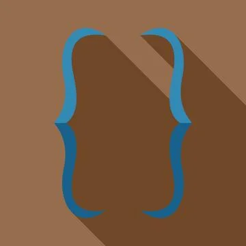 Curly brackets symbol representing programming and coding Illustrazione stock