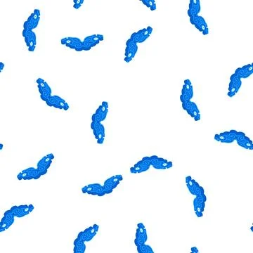 Curly corner isometric icon seamless pattern color 스톡 일러스트