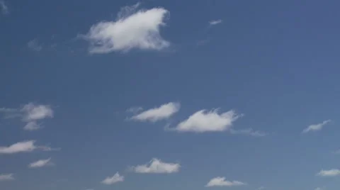 Curly Cue Cumulus Stock Footage 54751568
