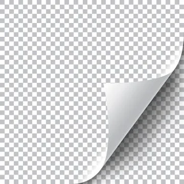 Curly Page Corner Stock Illustration