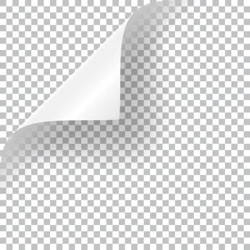 Curly Page Corner Stock Illustration
