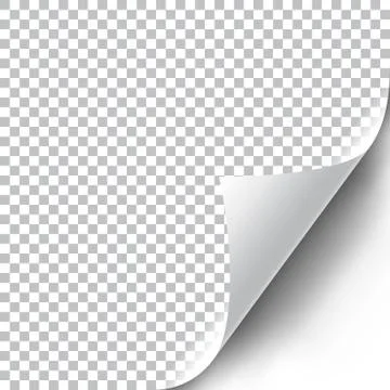 Curly Page Corner Illustrazione stock