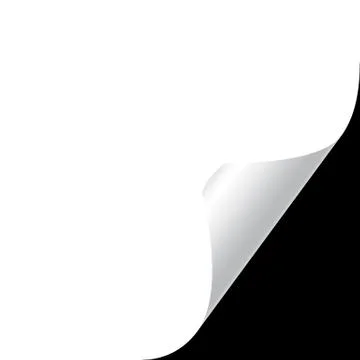 Curly Page Corner Stock Illustration