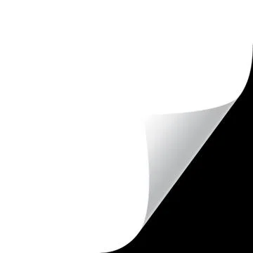 Curly Page Corner Stock Illustration