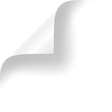Curly Page Corner Illustrazione stock