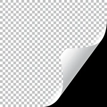 Curly Page Corner Stock Illustration