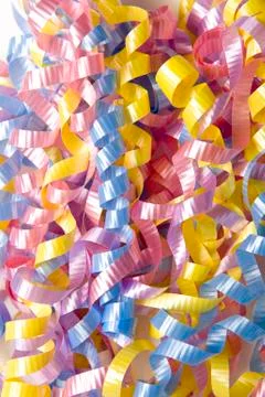 Curly ribbon background Stock Photos
