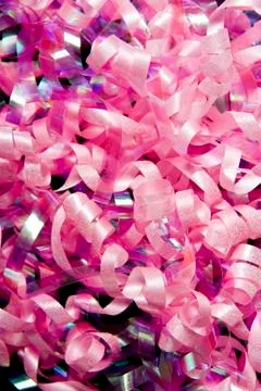 Curly ribbon background Stock Photos