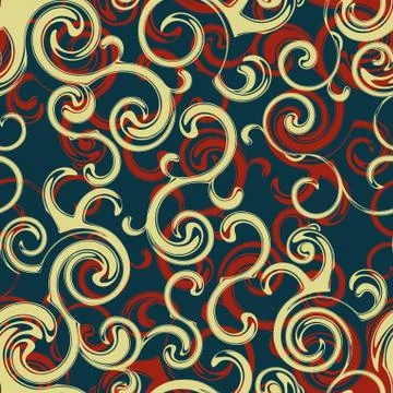 Curly tile Stock-Illustration