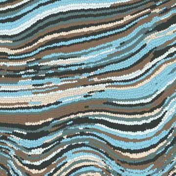 Curly vector cute background Stock Illustration