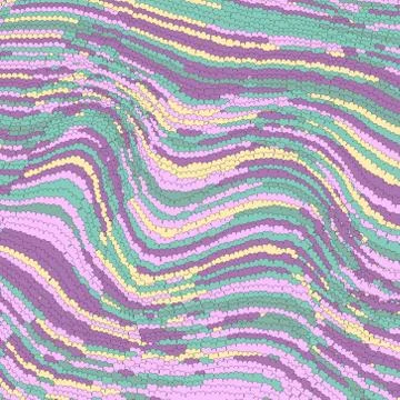 Curly vector cute background Stock Illustration