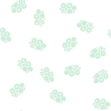 Currant berry glyph seamless pattern 스톡 일러스트
