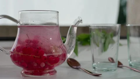 Currant drink Stock Footage 321133435