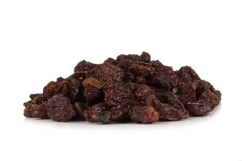 Currant dry isolated on white background Stock Photos