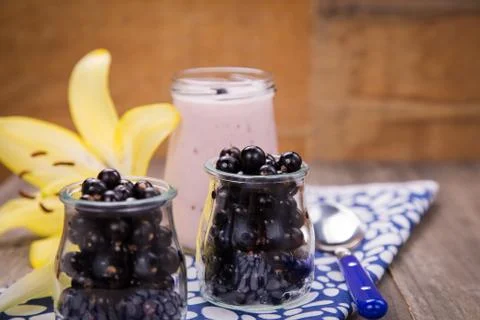 Currant smoothie Stock Photos