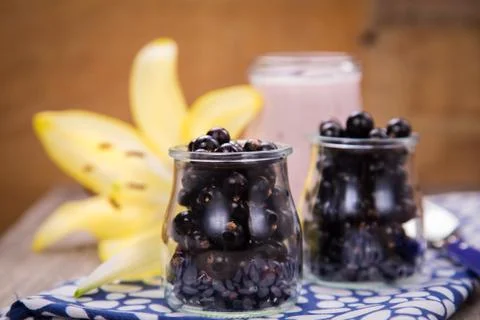 Currant smoothie Stock Photos