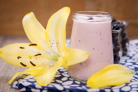 Currant smoothie Stock Photos