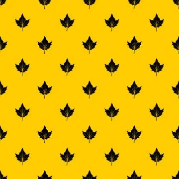 Currant tree leaf pattern Illustrazione stock