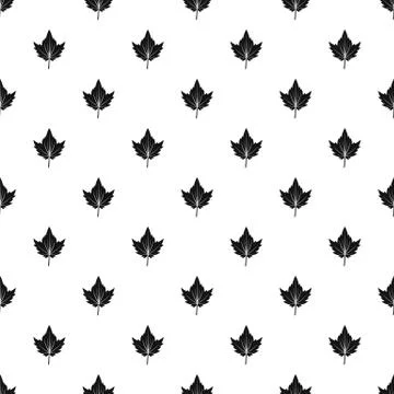 Currant tree leaf pattern vector Stockillustratie