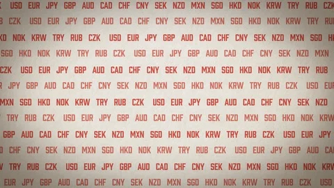 Currency Background. Seamless Loop. Stock Footage 87774132