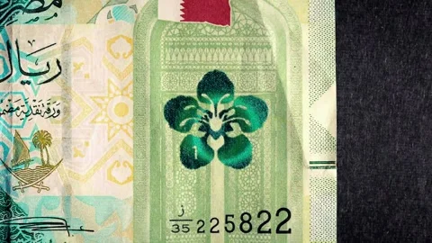 Currency Banknotes Showing Intricate Security Features and Colorful Patterns Stockbeeldmateriaal 331100692