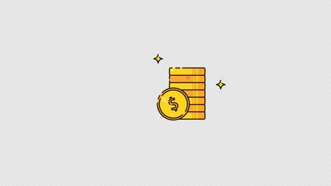 Currency coin animation 库存影片 332585627