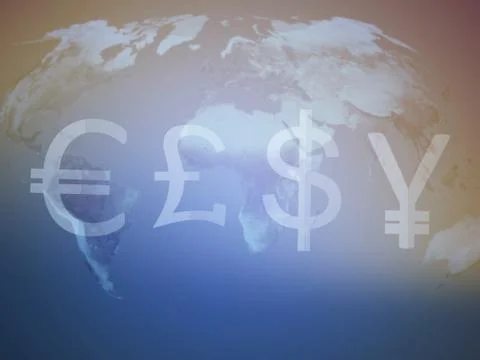 Currency Concept Background Stock Photos