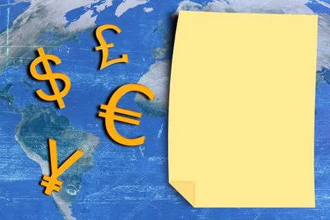 Currency Concept Background Stock Photos