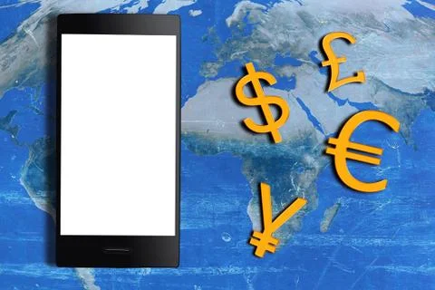 Currency Concept Background Stock Photos