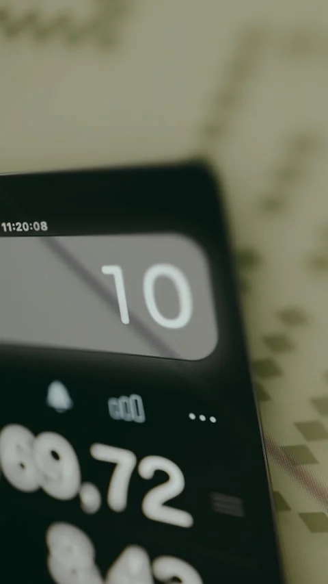 Currency conversion tool, introducing the amount of money in the input field Stock Footage 329319113