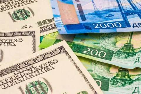 Currency of different countries Stock Photos