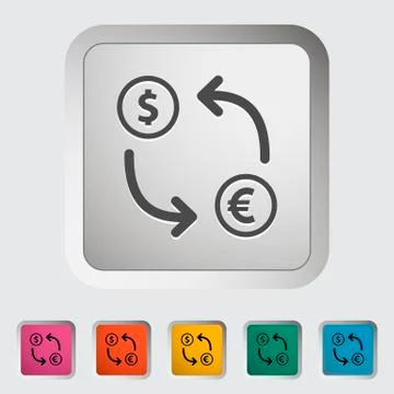 Currency exchange Stock Illustration