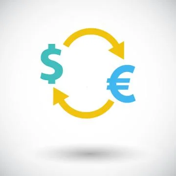 Currency exchange Stock Illustration