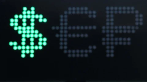 Currency exchange signs Stock Footage 72861512