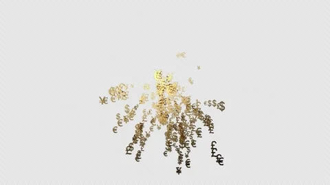 Currency Fireworks 02 Stock Footage 271328983