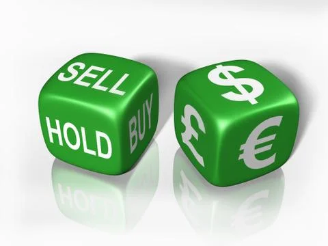 Currency gambling Stock Illustration