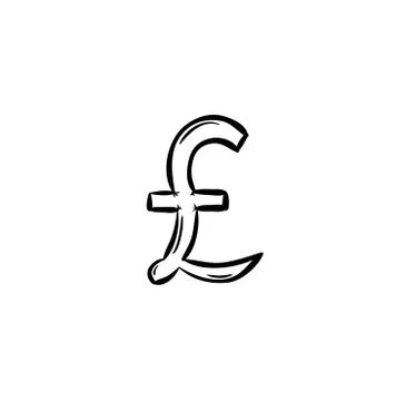 Currency - pound Stock Illustration