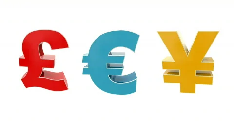 Currency sign rotate Stock-Footage 877449